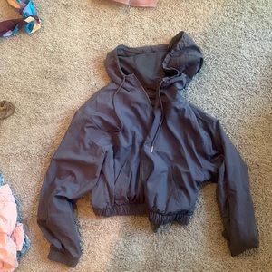 Forever 21 athletic zip up jacket with hood.
